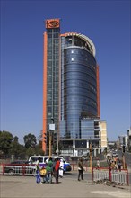 Addis Ababa, high-rise building in the city centre, Ethiopia, Africa