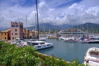 Sailing ships, Marina di Loano, Loano, Riviera di Ponente, Liguria, Italy, Europe