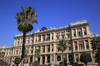 Palazzo di Giustizia, Palace of Justice, Prati district on the banks of the Tiber, Rome, Italy,