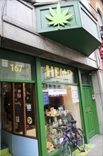 Hemp company shop, Capel Street, Dublin city centre, Ireland, Republic of Ireland, Europe