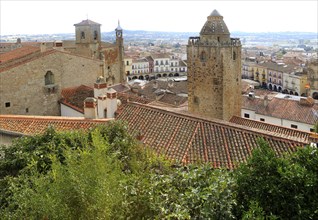 Historic medieval town of Trujillo, Caceres province, Extremadura, Spain, Europe