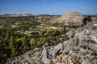 Tsambika Monastery, pilgrimage site for children with spectacular views, Rhodes