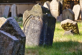 Old Jewish Cemetery, Prague, Czech Republic, Europe