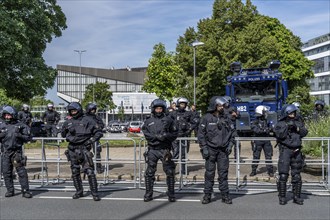 Demonstration against the AFD party conference in Essen, several tens of thousands of demonstrators