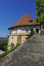 Hohentübingen Palace, wall, view of Tübingen, Museum of the University of Tübingen MUT, higher