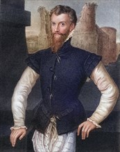 Edward Courtenay 12th Earl of Devonshire, ca. 1527/8-1556. from the book Lodge's British Portraits