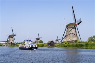 Kinderdijk, 18 windmills that were supposed to pump the water out of the polders in order to