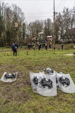 2nd day of the clearing of the hamlet Lützerath, by the police, of tree houses and huts, of climate