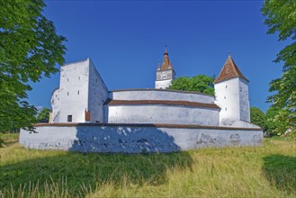 The Honigberg Protestant Church, Biserica Evanghelica Fortificata din Harman, in Transylvania. The