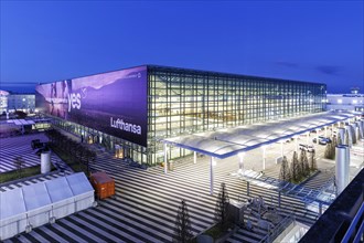 Lufthansa Terminal 2 at Munich Airport, Germany, Europe