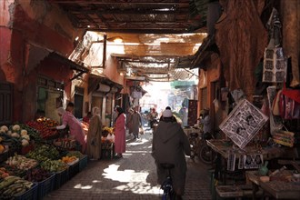 In the souk of Marrakech, Morocco, Africa