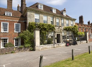 Eighteenth century Georgian architecture of Mompesson House, Cathedral Close, Salisbury, Wiltshire,