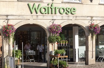 Waitrose supermarket store, Marlborough, Wiltshire, England, UK