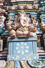 Hindu temple in town of Haputale, Badulla District, Uva Province, Sri Lanka, Asia