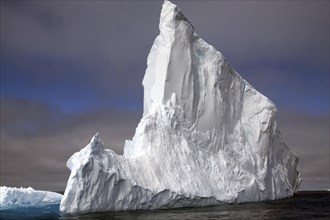 Drifting iceberg in the evening, Antarctica, Icebergs, Antarctica