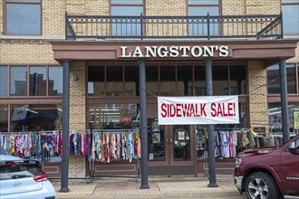 Oklahoma City, Oklahoma, Langston's Western Wear in Stockyards City sells western attire.