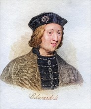 Edward IV. 1442-1482 King of England from the book Crabbs Historical Dictionary from 1825,