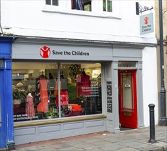 Save the Children charity shop, Walcot Street, Bath, Somerset, England, UK