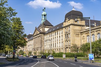 Building of the Düsseldorf district government, on Cecilienallee, administration building,