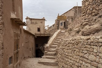 Old fortress (ksar) made of clay, Kasbah Ait Ben Haddou, UNESCO World Heritage Site, High Atlas,