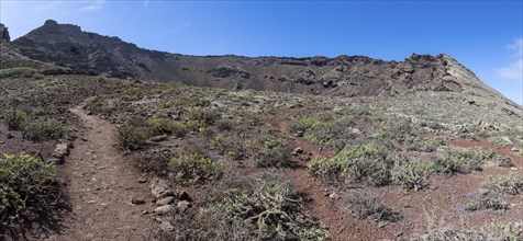 La Corona volcanic crater, Lanzarote, Ye, Canary Islands, Spain, Europe