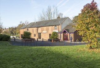 The Wharf Theatre, Kennet and Avon canal, Devizes, Wiltshire, England, UK