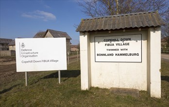 Copehill Down FIBUA village military training area, Fighting In Built Up Areas, Chitterne,