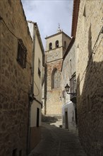 Iglesia de Santa Maria church, in historic medieval town of Trujillo, Caceres province,