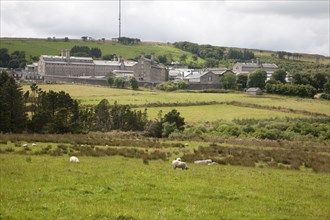 Dartmoor prison at Princetown, Dartmoor national park, Devon, England, UK