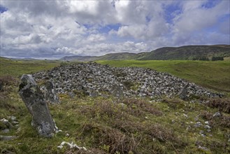 Coille na Borgie, Neolithic chambered cairns in the Strathnaver glen near Bettyhill, Caithness,