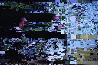 TV picture interference, pixels due to reception interference