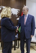 Svenja Schulze (SPD), Federal Minister for Economic Cooperation and Development, and Mohammad