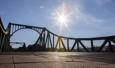 Glienicke Bridge in Potsdam. The Glienicke Bridge today forms the city boundary between Berlin and