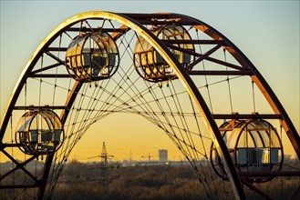 Zollverein Coal Mine Industrial Complex World Heritage Site, the sun wheel on the coking plant,