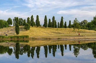 The Krupp Park in Essen-Altendorf, part of the Krupp Belt, an urban development project to rebuild