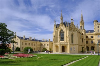 Eisgrub Castle, Lednice Castle, UNESCO, Morava, South Moravia, Moravia, Czech Republic, Europe