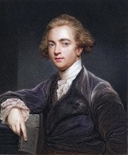 Sir William Jones 1746-1794, British orientalist and jurist. From the book Gallery of Portraits,