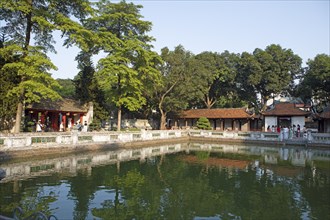 Temple of Literature in the Old Quarter of Hanoi, Vietnam, Asia