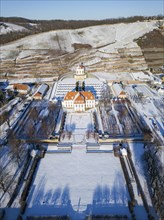 State Winery Schloss Wackerbarth in Winter, Radebeul, Saxony, Germany, Europe