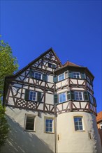 Building ensemble Münsingen Castle, today's vehicle registration authority, roof tiles, windows,