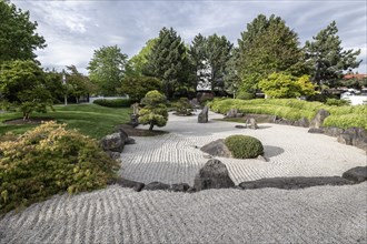 Japanese Garden, Bad Langensalza, Thuringia, Germany, Europe