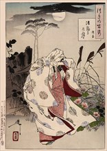 Tsukioka Yoshitoshi (1839 - 9 June 1892) one of the last great masters of the classical Japanese