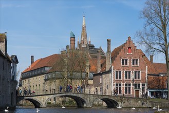 Bridge on the Minnewater, city trip, UNESCO, religious, religion, old town, West Flanders,