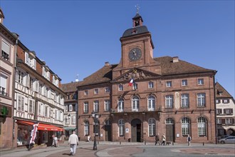 Hotel de Ville, Town Hall, Wissembourg, Alsace, France, Europe