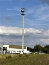 Mobile phone mast Transmitter mast with antenna system for 5G mobile phone mobile phone standard