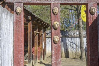 Celtic sanctuary in the building complex from the Iron Age, Mamuz Museum, Asparn an der Zaya, Lower