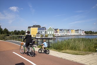 Small town of Houten near Utrecht, bicycles have priority in the town of 50, 000 inhabitants,