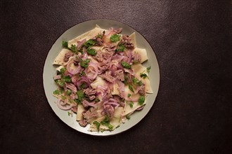 Beshbarmak, Kazakh meat, boiled meat with noodles