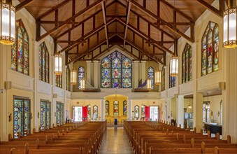 St Paul's Episcopal Church inside Key West USA