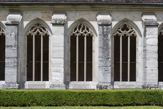 Tracery, Gothic-style windows, monastery church and cloister, Bebenhausen Monastery and Palace,